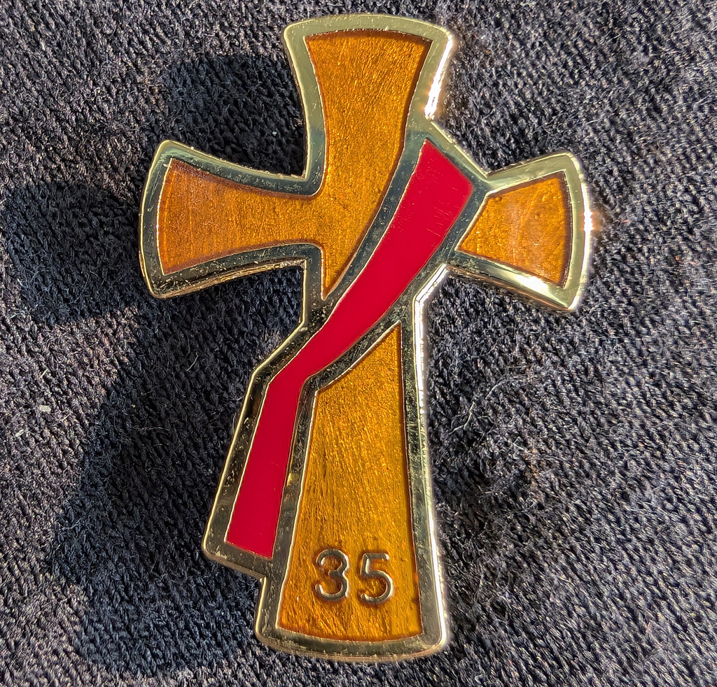 Deacon Pin 35 year anniversary